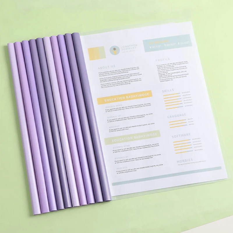 

Прозрачные папки для документов A4, 10 шт.