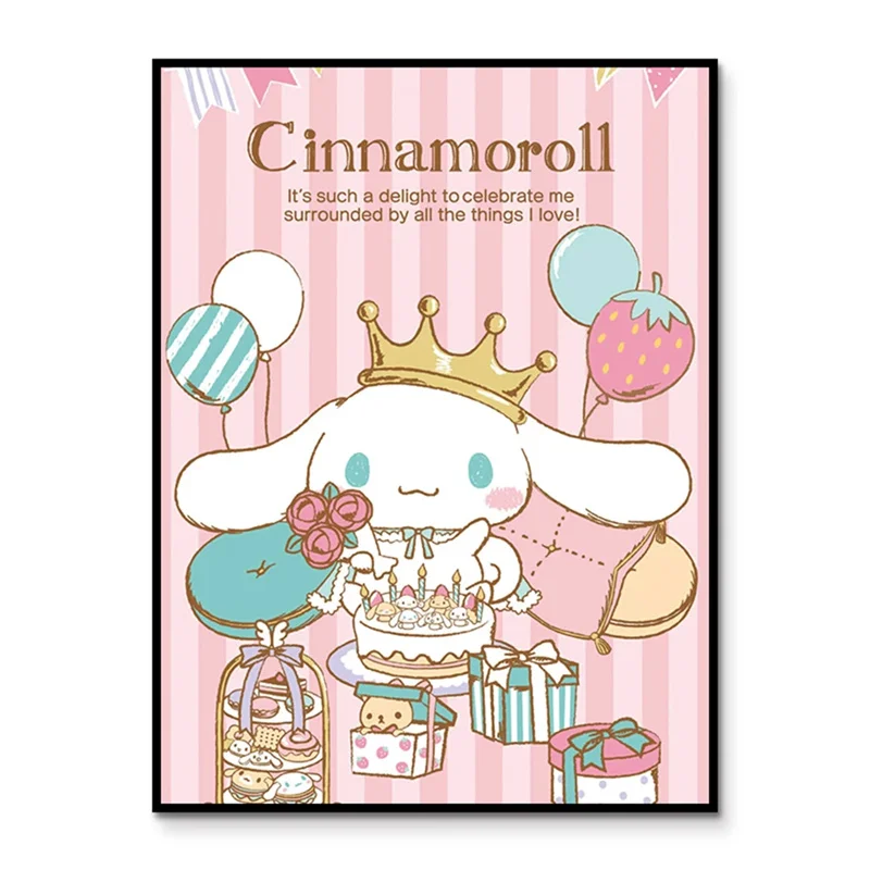 

MINISO Sanrio Hello Kitty Kuromi настенный плакат