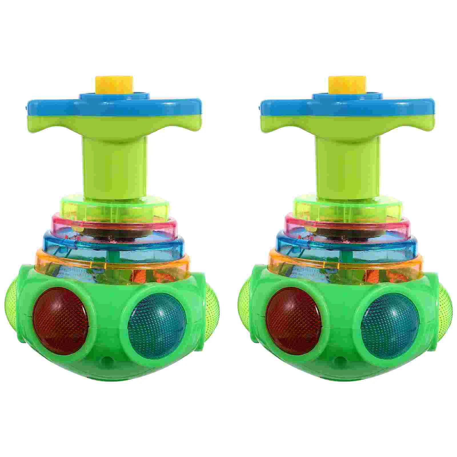

2pcs Light Toys Birthday Party Favors Gyro Toys (Random Color)