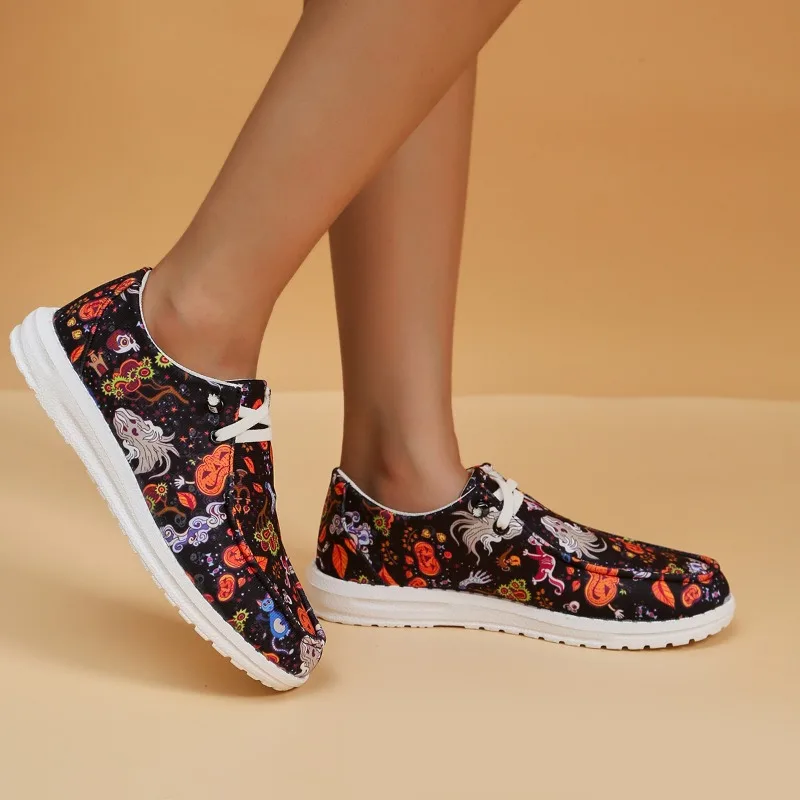 Женские кроссовки из ПУ кожи на плоской подошве шнуровке разные цвета