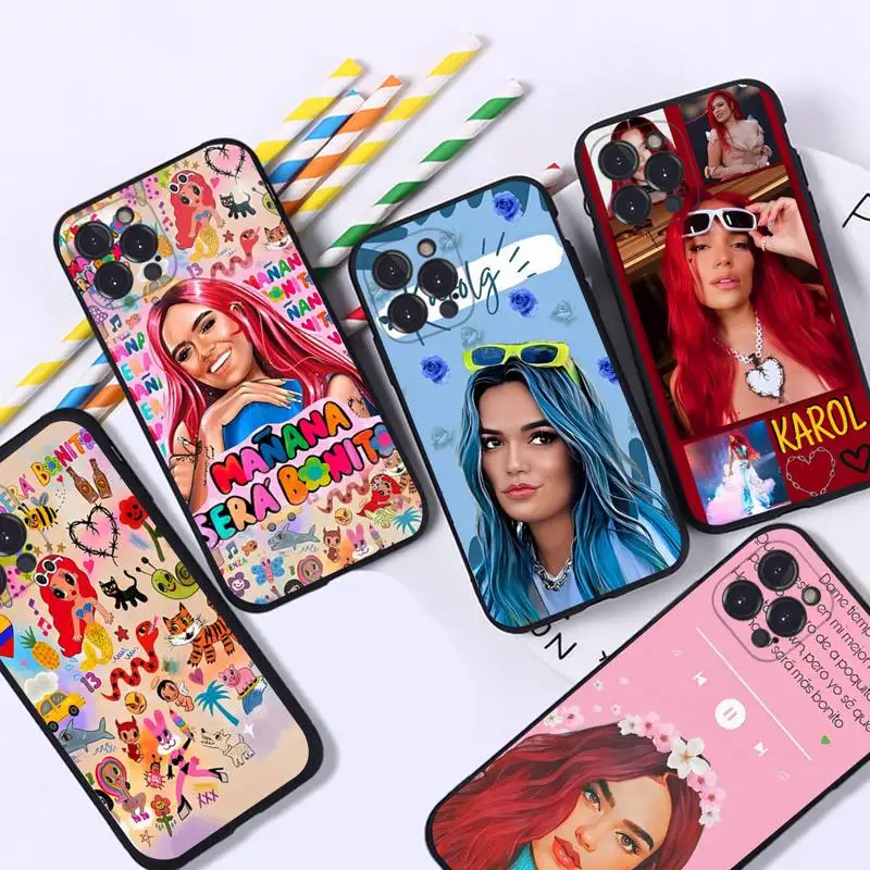 

Karol Manana Sera Bonito Phone Case For iPhone 14 11 12 13 Mini Pro XS Max Cover 6 7 8 Plus X XR SE 2020 Funda Shell
