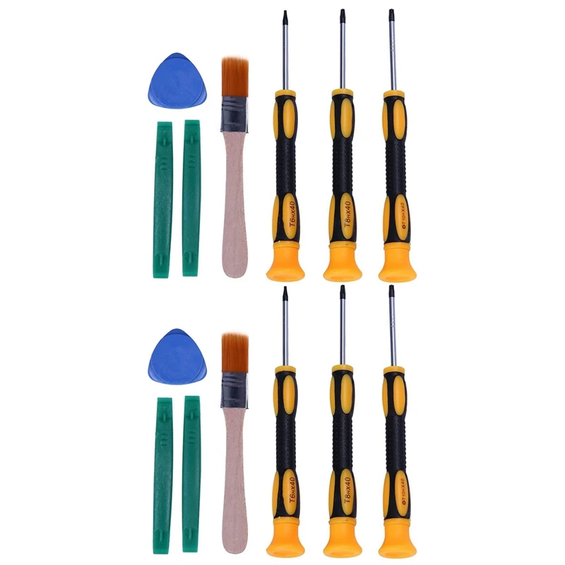 

2X Tool Kit for One / S / X 360 PS4 and PS3 7 in 1 Toolset for Controllers and Consoles T6 T8H and T10H Sizes