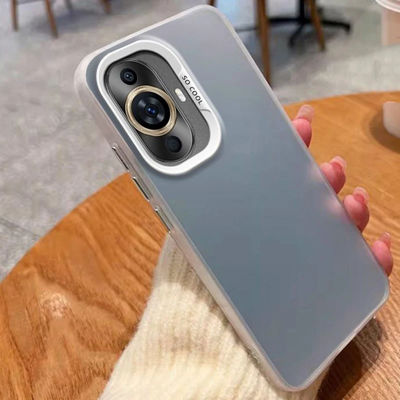 Фото Чехол для Huawei nova 12s, чехол для телефона Huawei nova 12s, чехлы NOVA12S, FOA-LX9, роскошный матовый чехол с металлической кожей Aurora №3