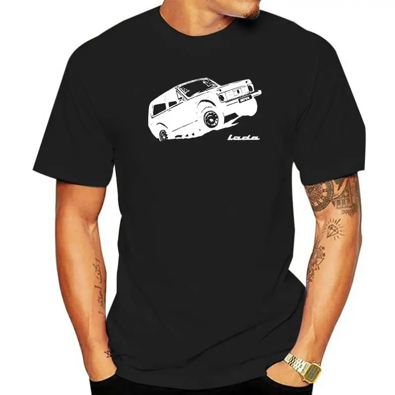 

Лада нива, новинка, модные мужские футболки с круглым вырезом, летняя Мужская хлопковая футболка с рукавом реглан, мужские топы, футболки, ...