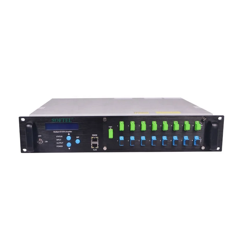 

New 1550nm 8 Outputs Edfa Edfa 8 Ports 2U