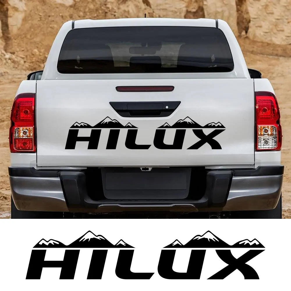 Наклейки на заднюю дверь пикапа для Toyota Hilux Revo Vigo |