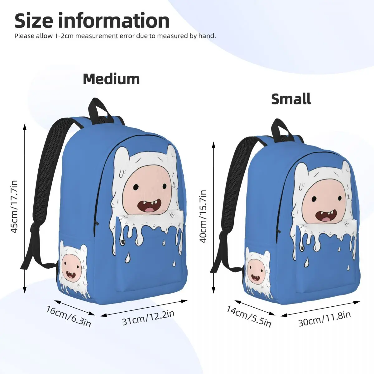 Рюкзак Финна для плавления мальчиков и девочек детские школьные сумки книг