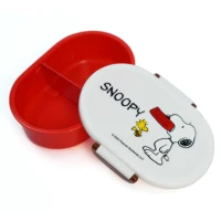 snoopy japanese style childrens student plastic lunch box lunch storage lunch box fruit box snack box outdoor picnic box
