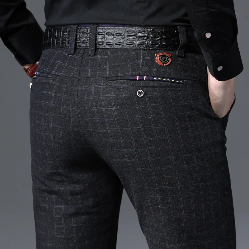 

2022 Spring New Fashion Mens Casual Suit Pants High Quality Brand Business Pants Male Clothing Cotton Formal Suit Trousers Men