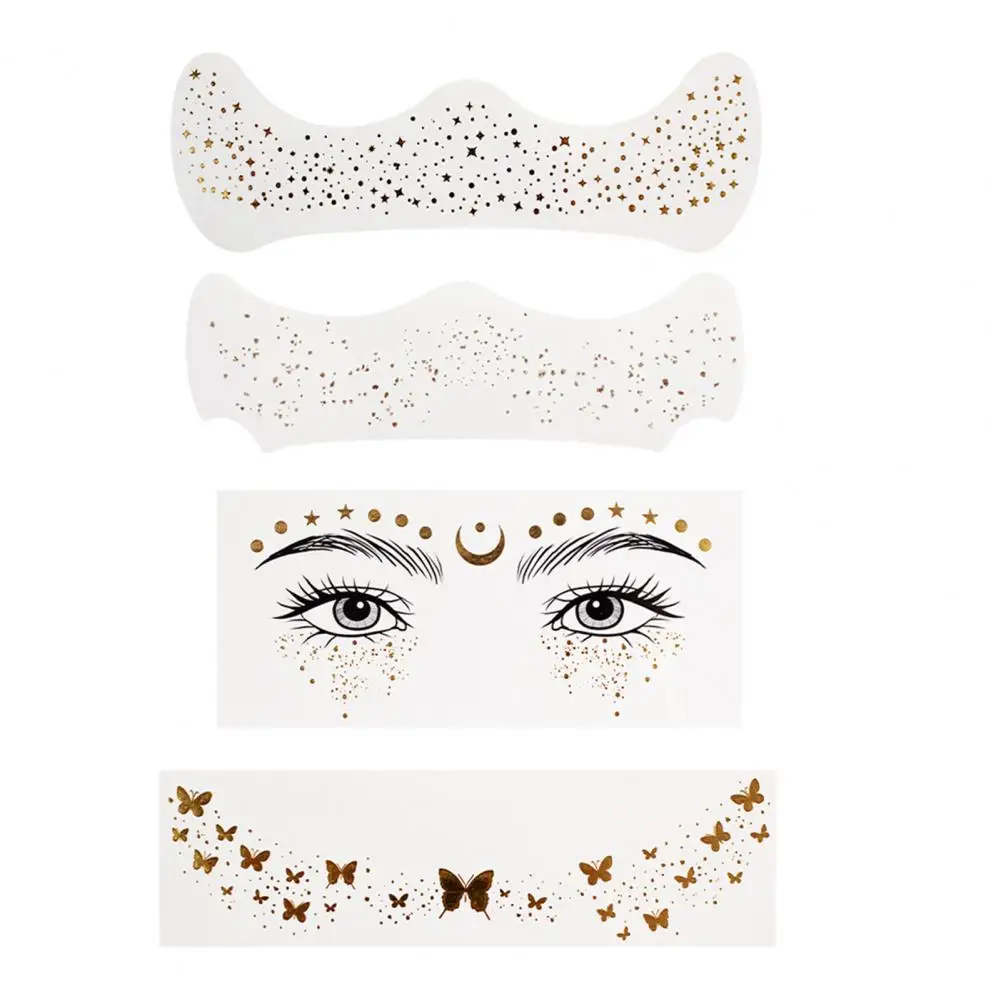 Наклейки для татуировок с веснушками водостойкие наклейки лица мерцающие