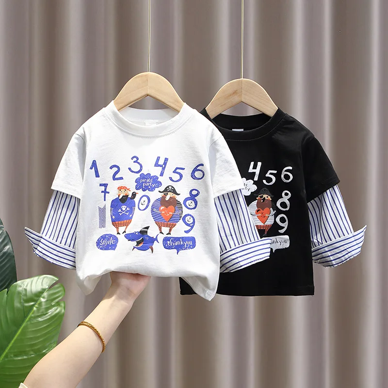 

Детские хлопковые футболки, детские топы, одежда, футболка для маленьких мальчиков и девочек, футболка с длинным рукавом, детская одежда