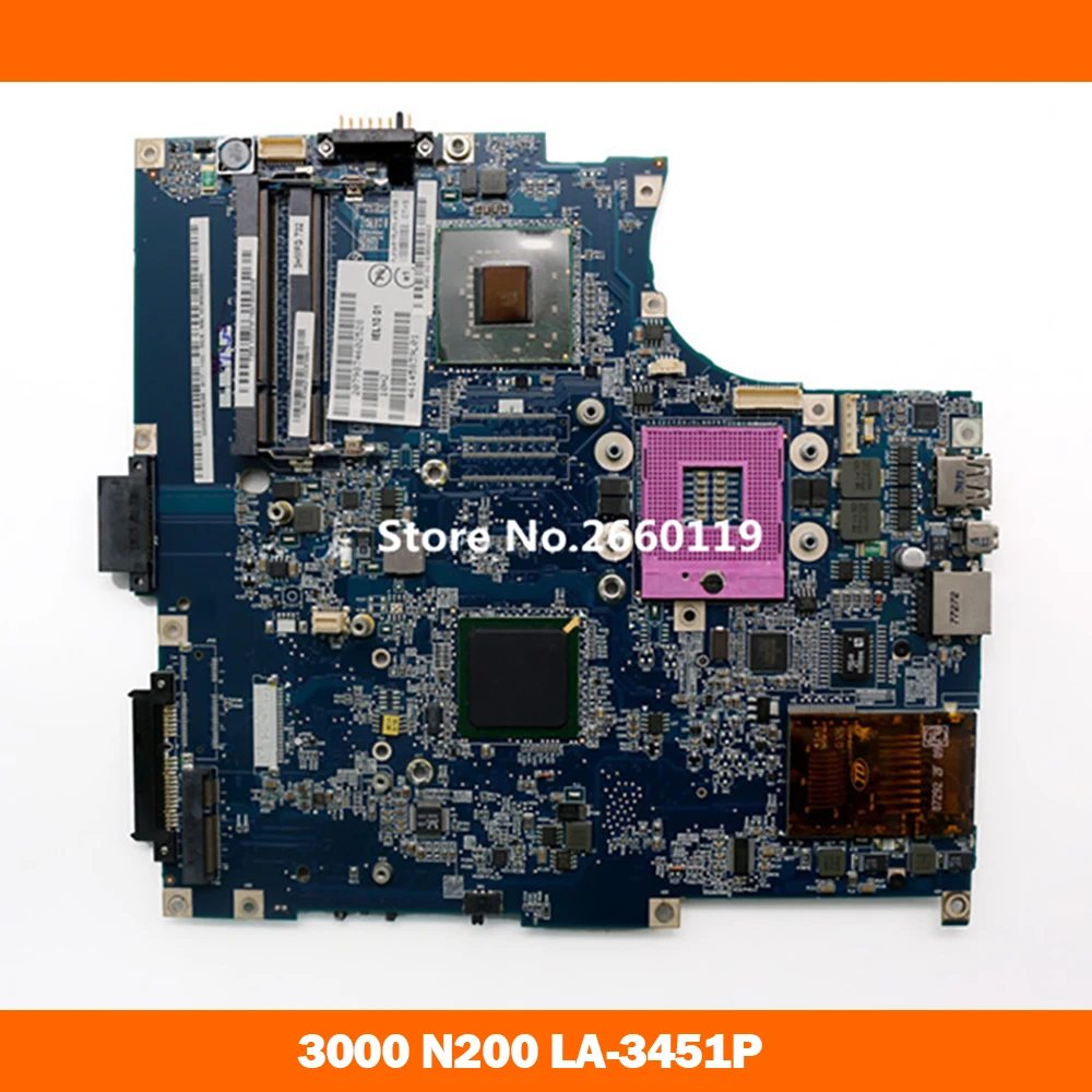 

Высококачественная материнская плата для ноутбука 3000 N200 LA-3451P 41R7886, полностью протестирована