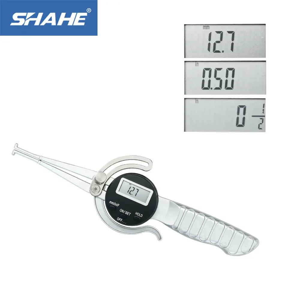 

SHAHE Digital External Caliper 12.7-165mm Fraction/mm/in Inside Digital Caliper Gauge For Woodworking