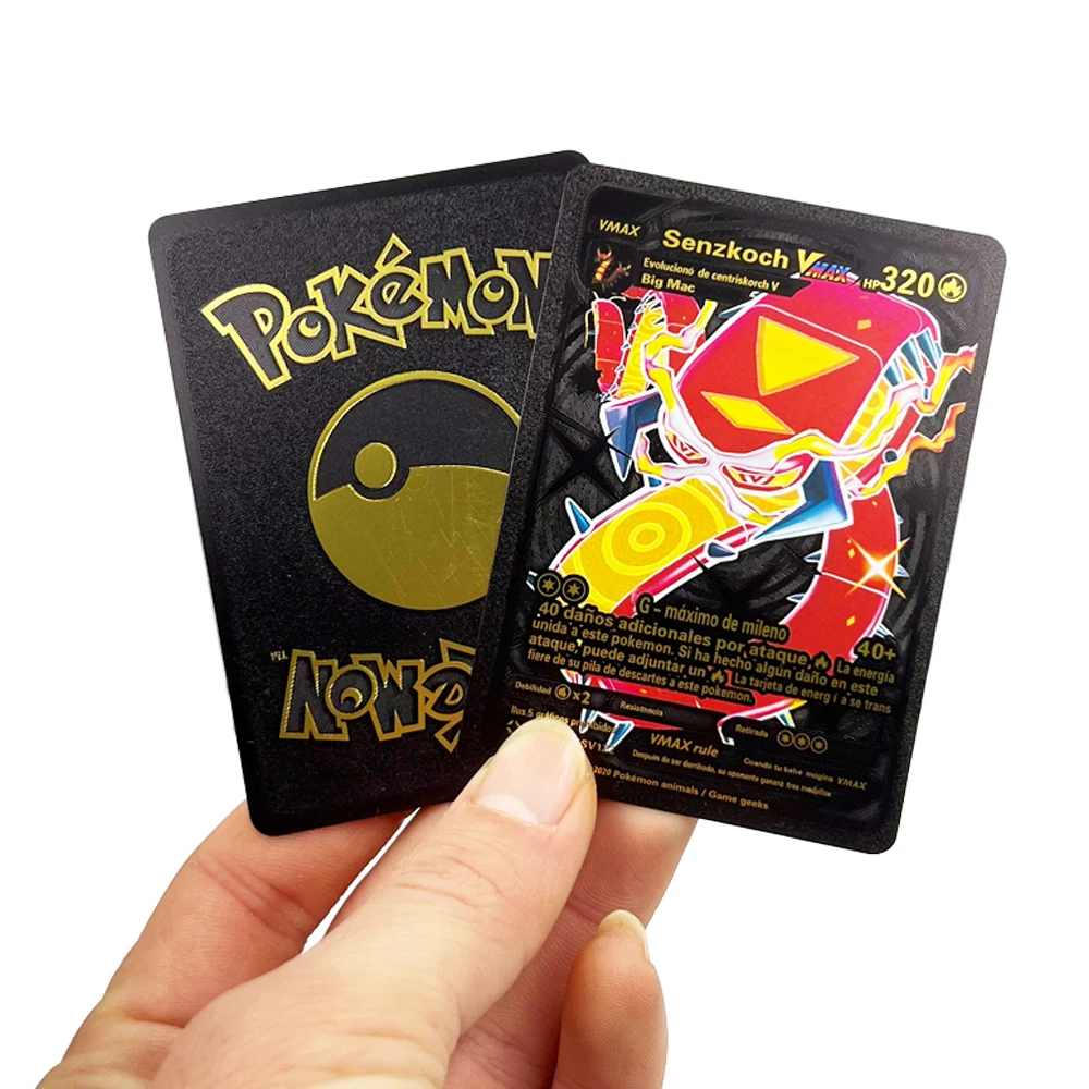 54 шт. металлические золотые карточки с покемоном | Игрушки и хобби