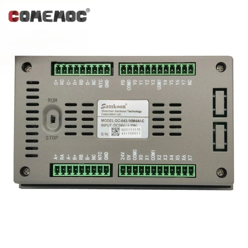 Фото GC-043-16M2AI-C GC-043-16M4AI-C GC-043-16M-C Samkoon HMI+PLC 4,3-дюймовый сенсорный экран 24 В постоянного тока №4