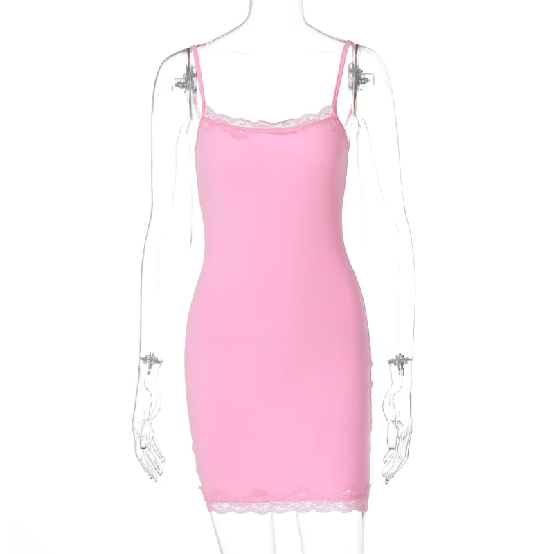 Женское однотонное мини-платье без рукавов