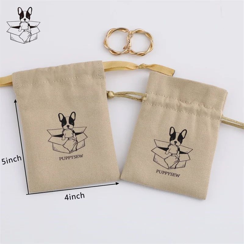 

Wholesale 500pcs Hand Made small Custom Logo Jewelry Gift Pouches With bow Velvet Fabric Gift Bags for necklace Ring Packaging