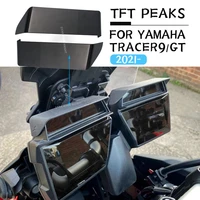 abs plastic tft peaks visor for yamaha tracer 9 tracer9 gt tracer9gt 2021 2022 motorcycle instrument hat sun meter cover guard