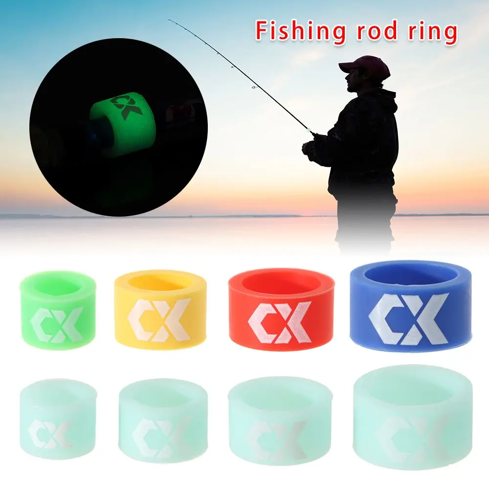 Светящиеся силиконовые уплотнительные кольца рыболовные аксессуары рыболовное