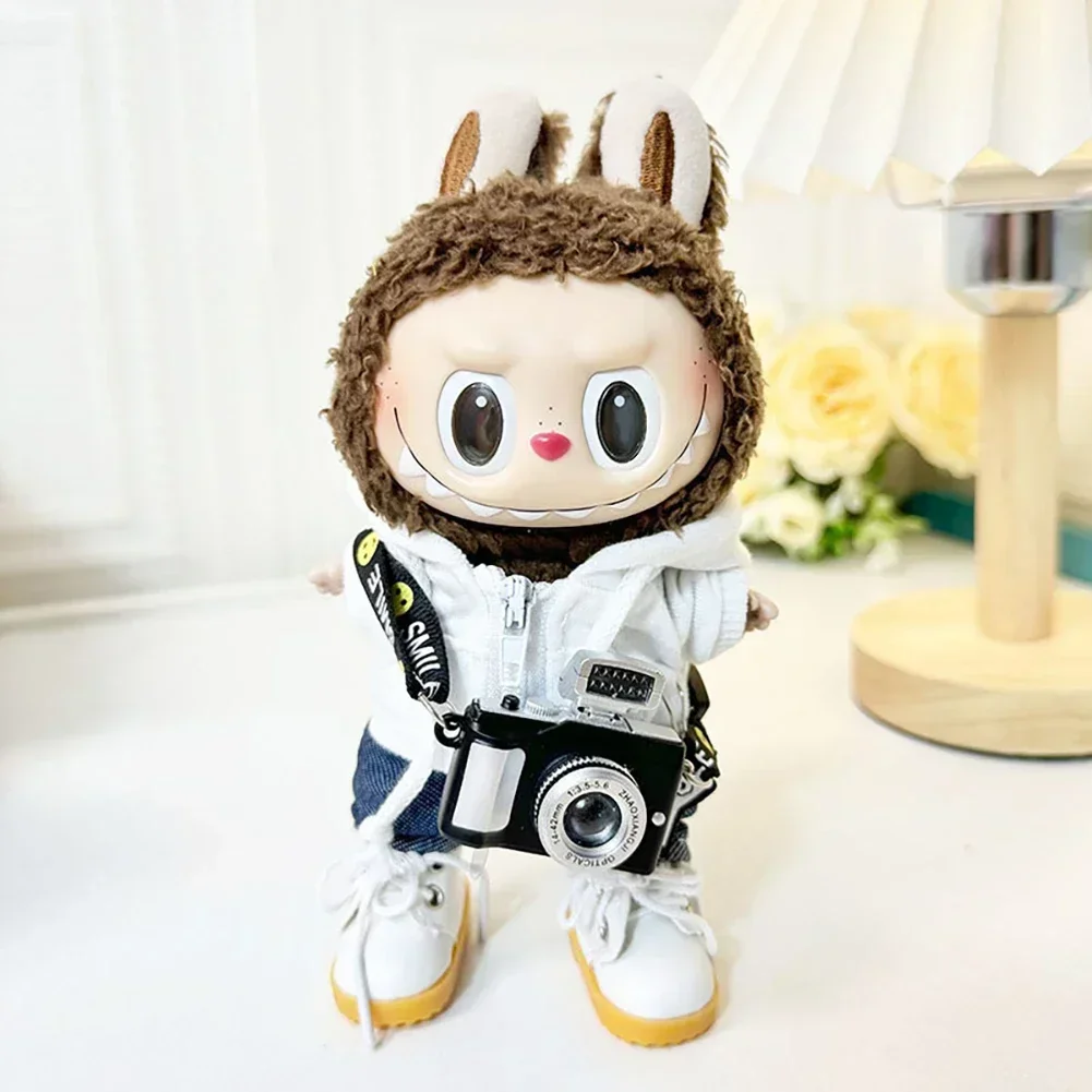 Для 17 см куклы Лабубу аксессуары для одежды одежда свитер на молнии комплект