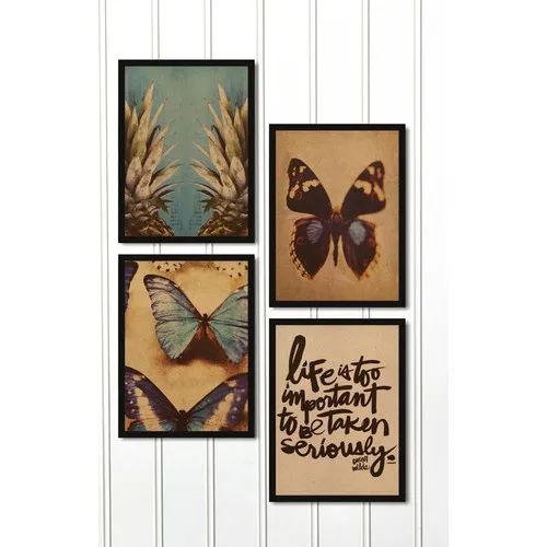 

Новинка 2021, модный стол из 4 частей из МДФ с оправой, аксессуары для ванной, подарок, украшение для дома, столы-бабочки, бесплатная доставка