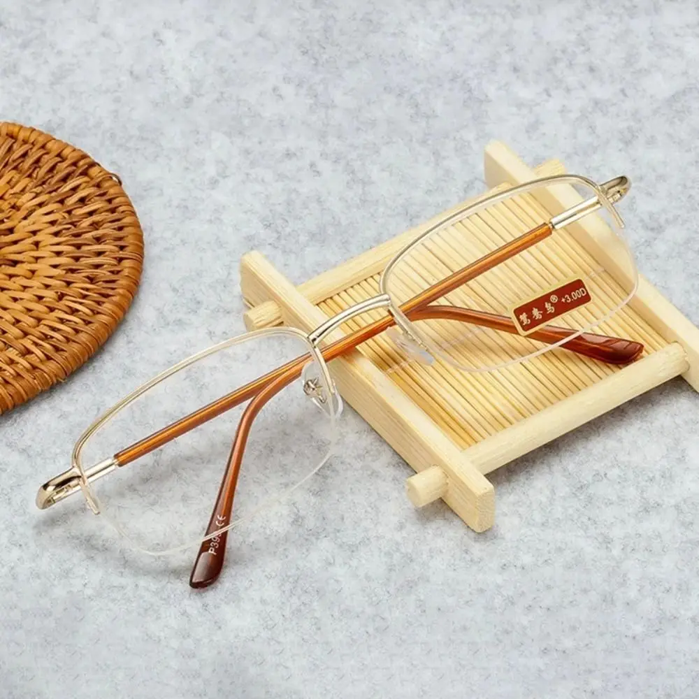 Очки для чтения в металлической оправе + 50 75 125 175 225 275 325 375