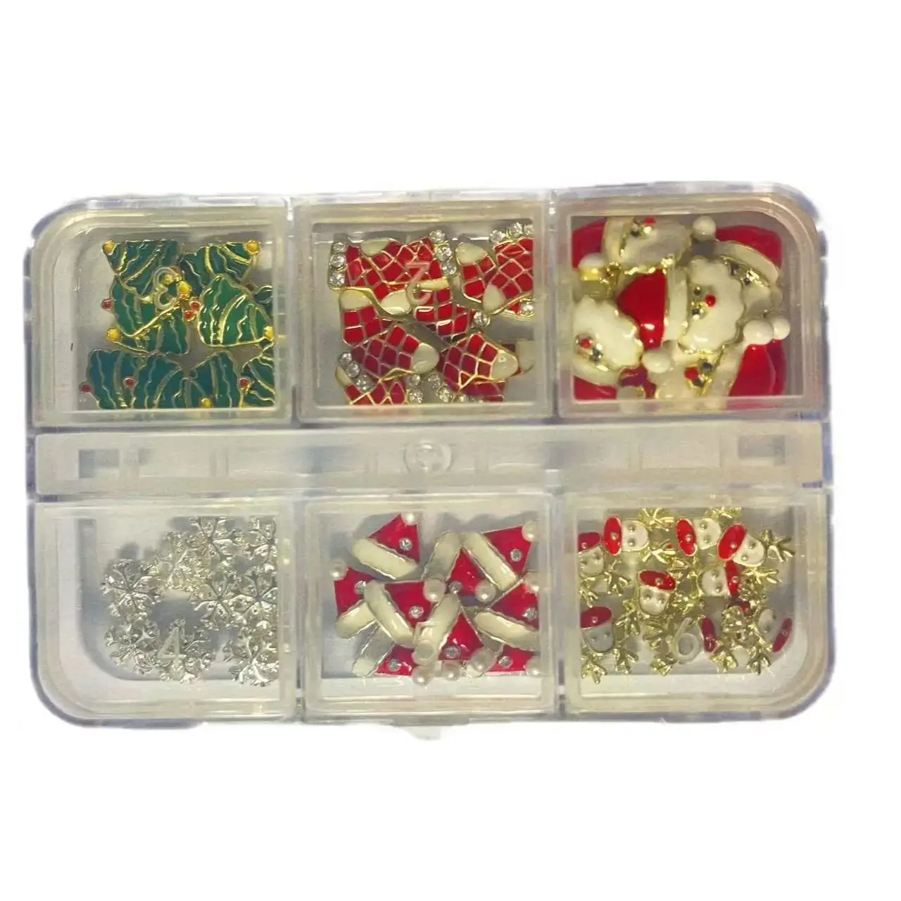 

60 шт., детали для ногтей «Рождественский олень»