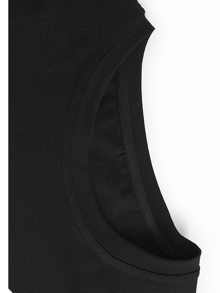 Женская Асимметричная Кружевная футболка с круглым вырезом и коротким рукавом