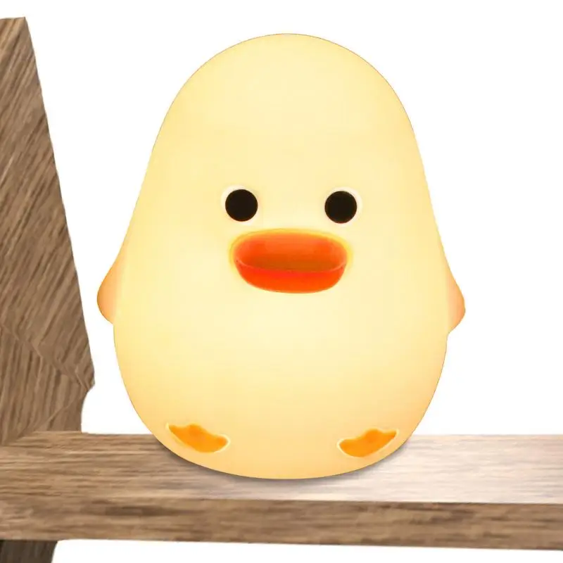 

Duck Lamp Silicone Cute Duck Animal Nightlight Bedside Lamp With Touch Sensor For Babies Living Room Girls