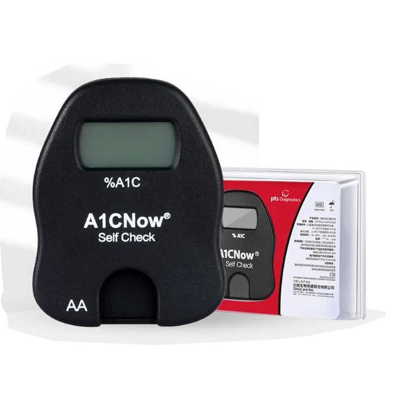 

ВТС Диагностика HbA1c Now + Система профессиональный диабетический набор-тест для домашнего использования монитор глюкозы в крови 2/6 тест-полоски импорт из США ^