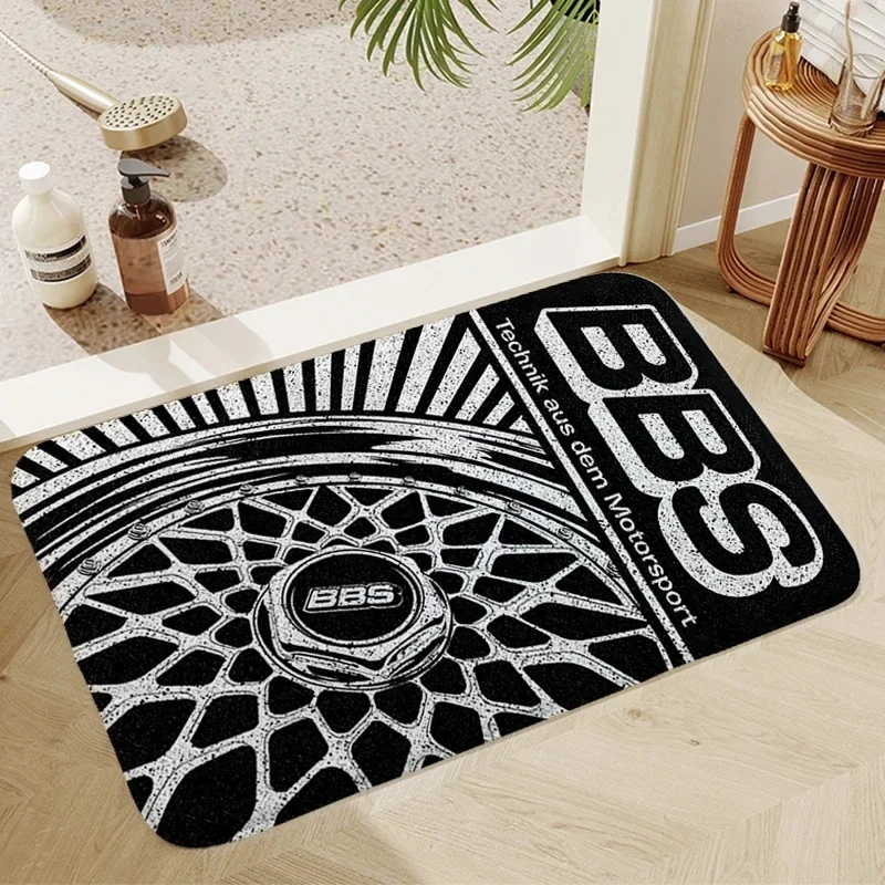 

Нескользящий полиэстеровый коврик для ванной BBS