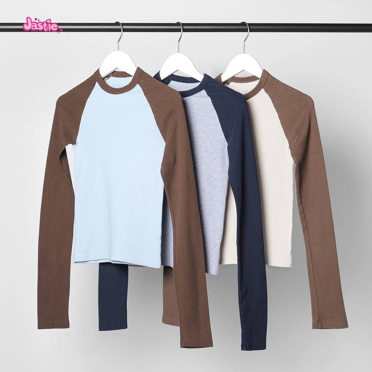 Женская винтажная футболка JASTIE из хлопка