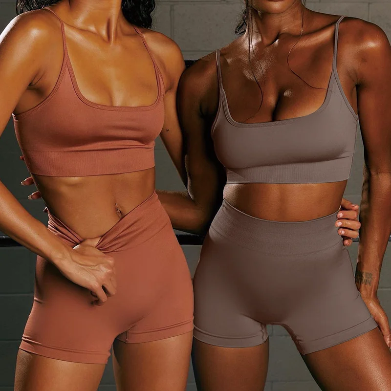 

Seamless Yoga Set Women High Elasticity Sport Set Women Bra Leggings Two Piece Fitness Workout Outfit Sport Wear Run Gym Suit