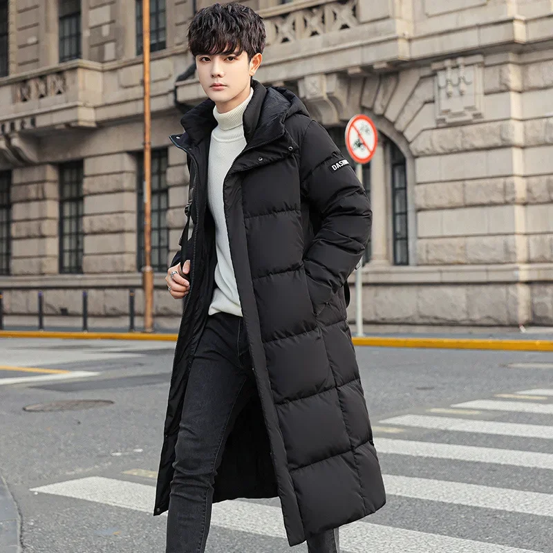 Зимняя куртка унисекс с длинным рукавом из 90% белого утиного пуха модная