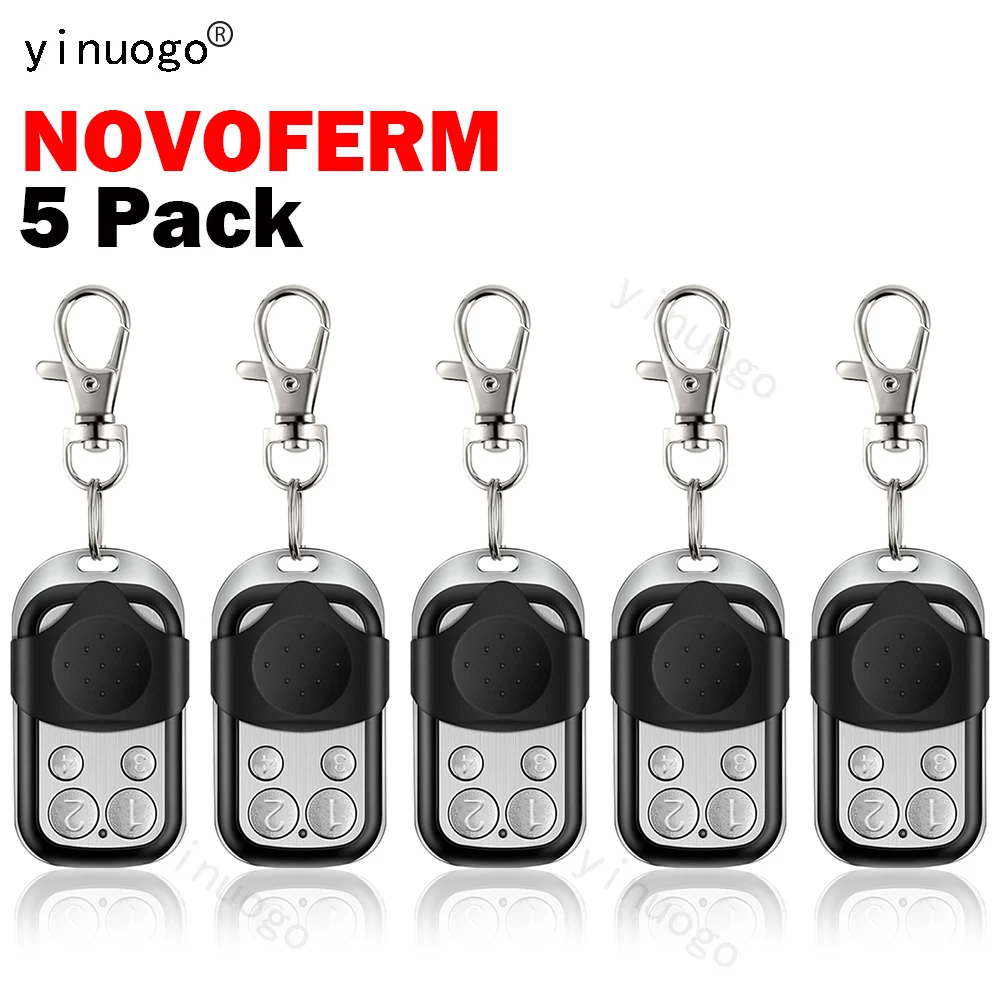 

5PCS NOVOFERM MTR43-2 MCHS43-2 MNHS433-02 MNHS433-04 Garage Door Remote Control MINI-NOVOFERM 522 524 Gate Opener 433MHz