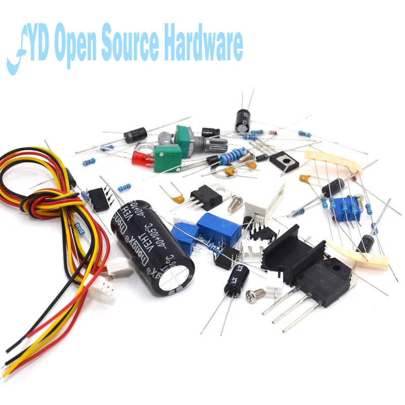 0-30V 2MA-3A adjustable DC power supply diy kit laboratory power short-circuit current limit protection Set