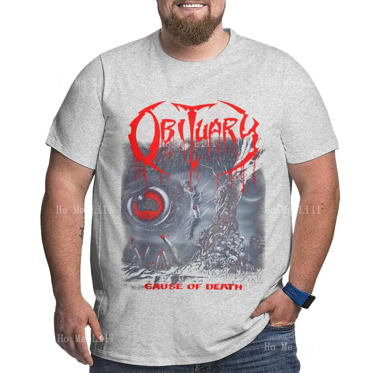 Летняя футболка из чистого хлопка с графикой ужасов Принеси шума от