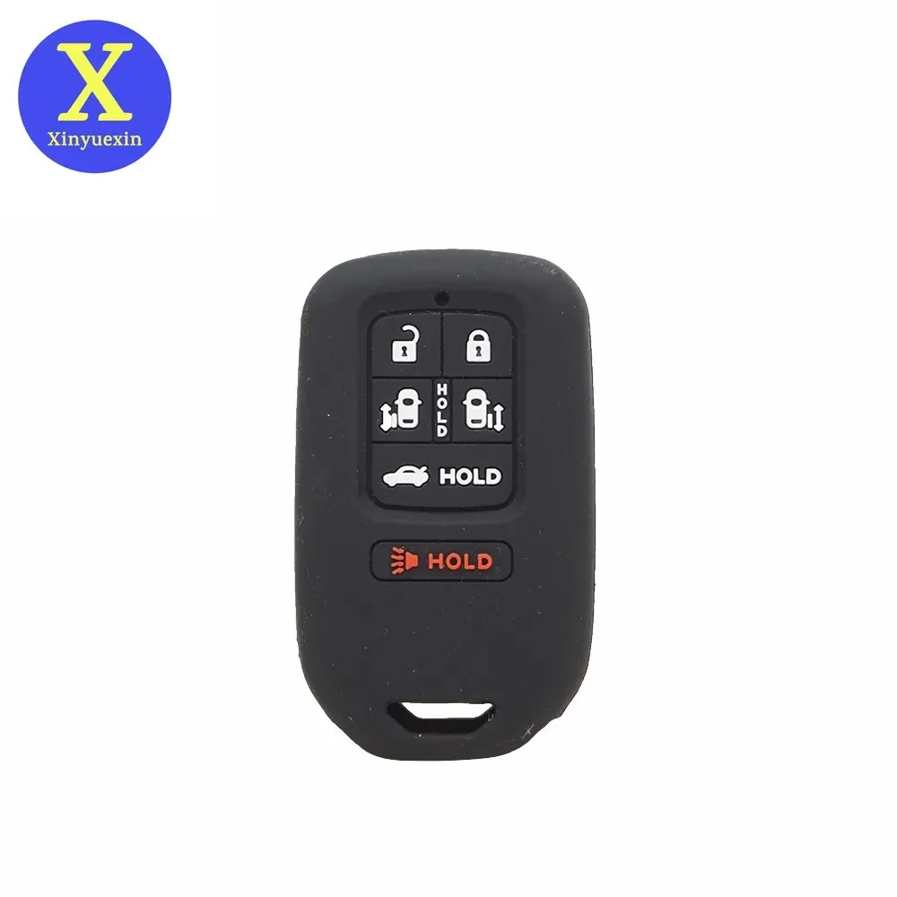 Xinyuexin силиконовый чехол для автомобильного ключа FOB Honda AOdyssey Freed Elysion MPV куртка с