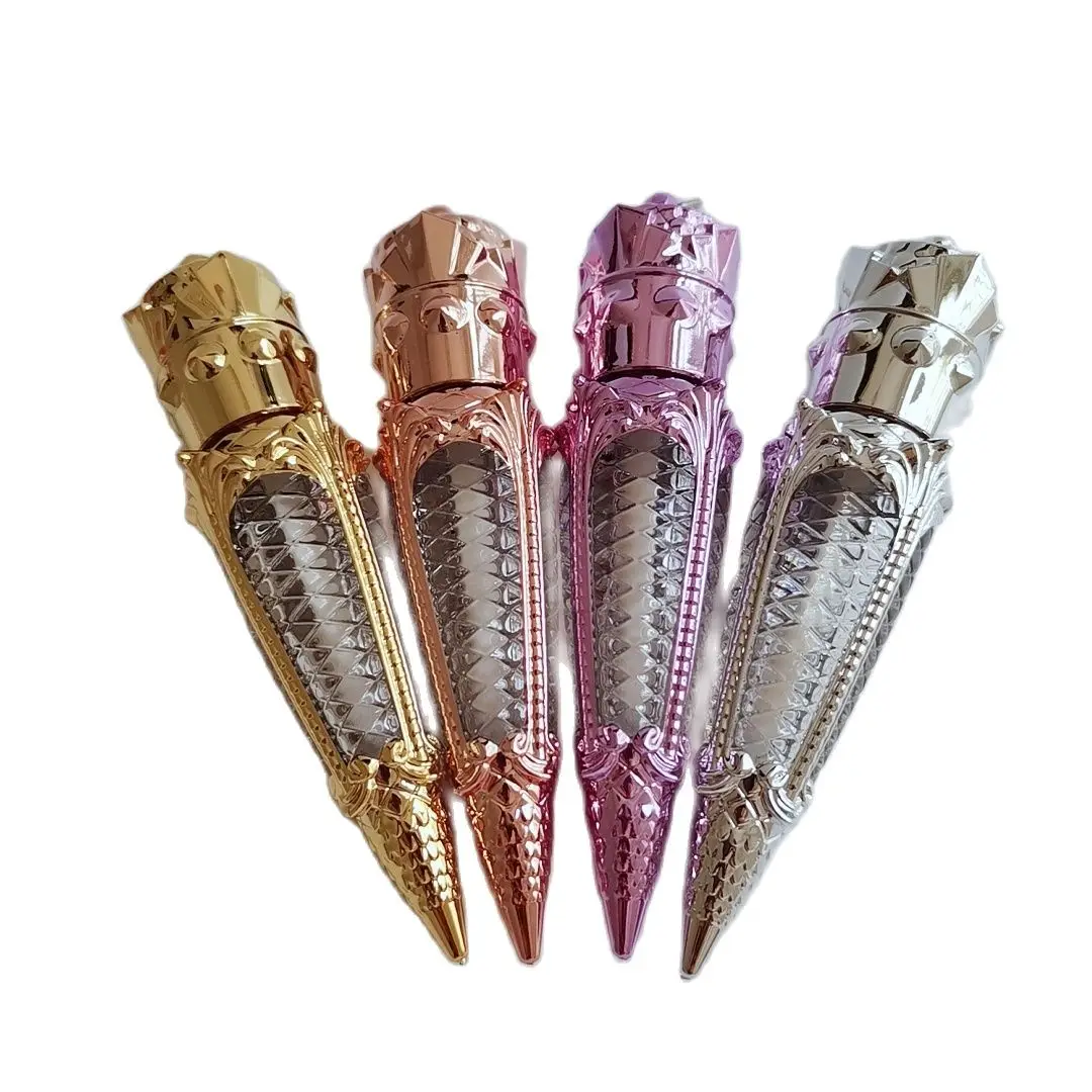 

Оптовая продажа, пластиковая косметическая упаковка, роскошная туба для блеска для губ Crown, пустые тубы для губ 3 мл, глазурь для губ, контейнер для косметики