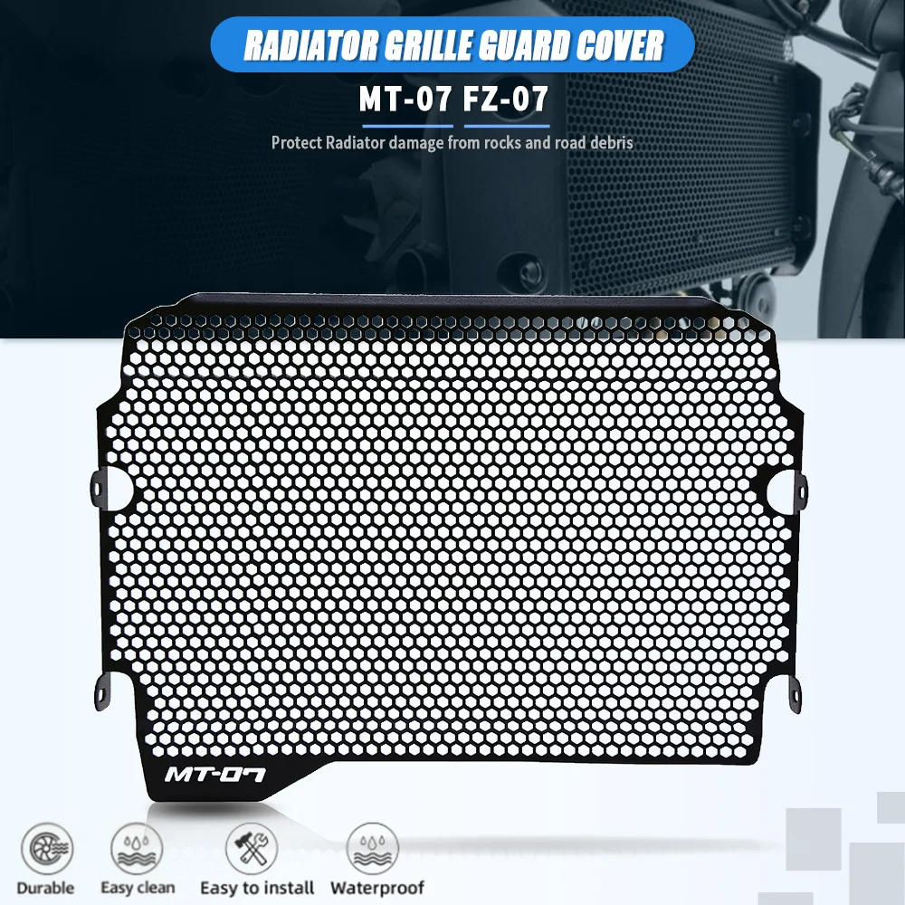 

Motorcycle Radiator Grille Guard Cover Protector YZFR7 2022 For YAMAHA MT-07 FZ-07 FZ MT 07 2018 2019 2020 2021 2022 FZ07 MT07