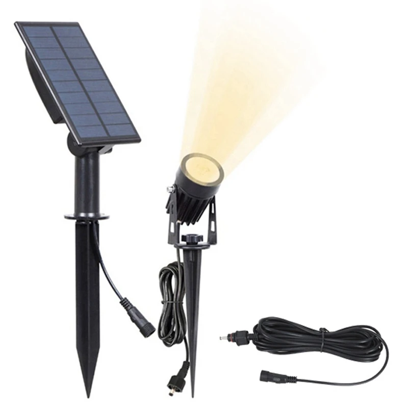 

Solar Garden Spot Lights, T-SUNRISE LED Solar Light Outdoor Waterproof Auto ON/Off For Garden, Driveway