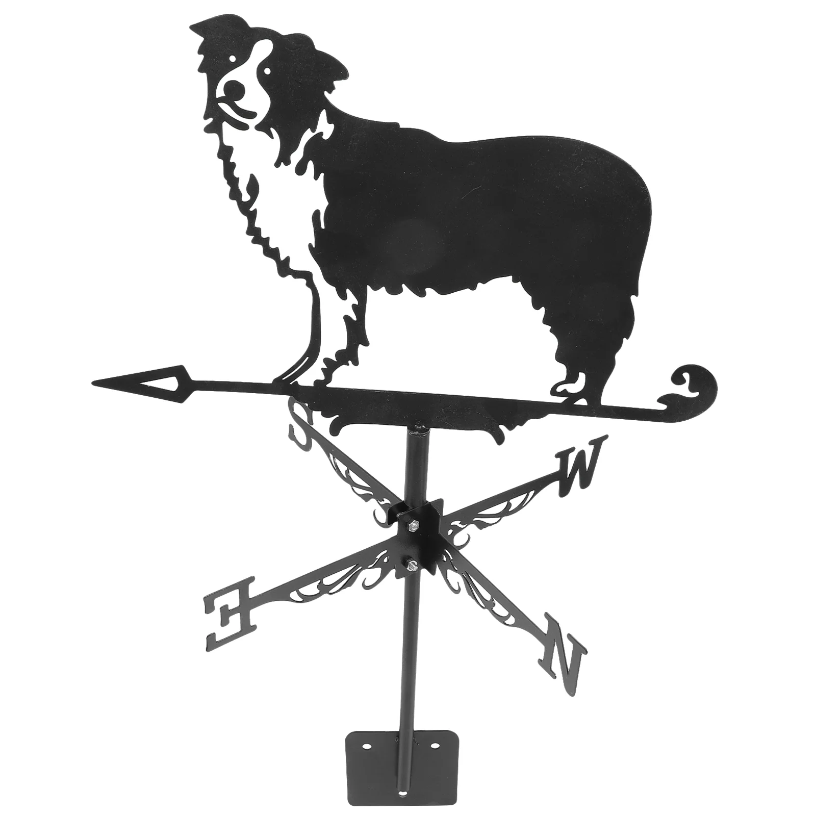 

Weathervane Garden Vane Weather Wind Metal Direction Decorative Vanes Windmill Stake Dog Outdoor Yard Lawn Sheds Indicators Flag