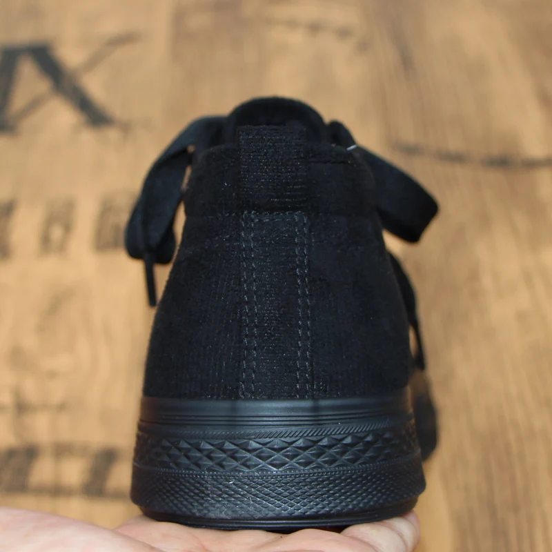 Мужская обувь Renben на хлопковой подкладке новинка зимы 2024 полностью черная