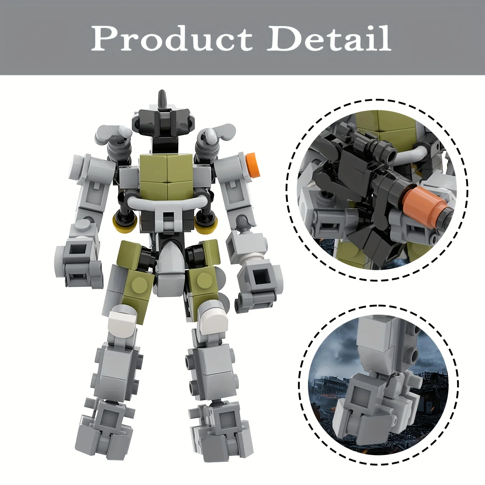 Строительный набор роботов MOC анимированная игрушка-конструктор фигурок для