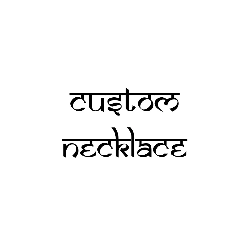 

Custom Name Necklace Personalized Letter Pendants Neck Stainless Steel Choker Charms BFF Jewelry For Women Gifts Collier Femme
