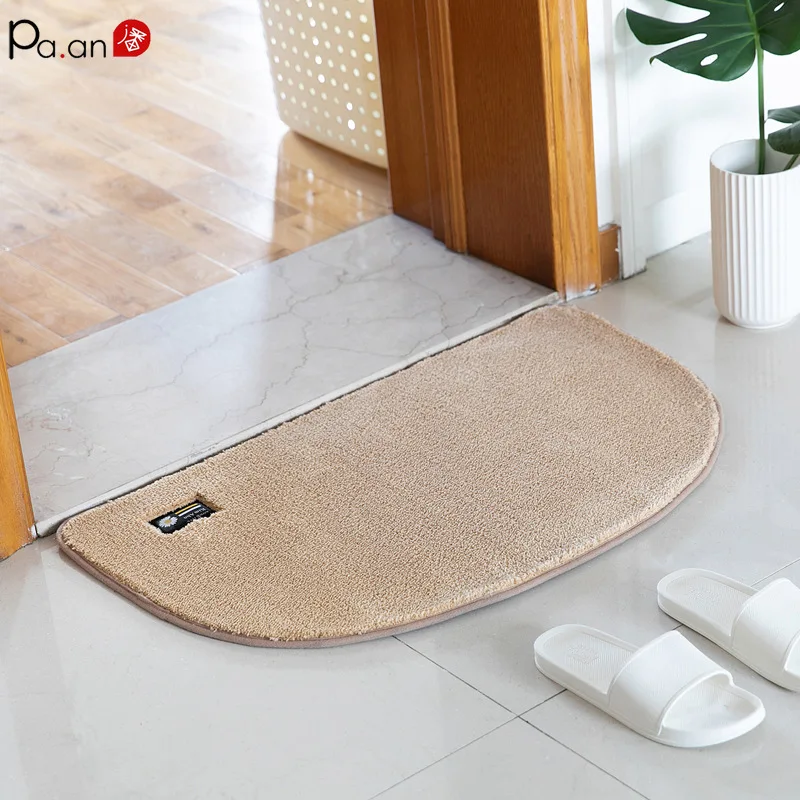 

Solid Color Plush Door Mat Floor Mats for Bathroom Kitchen Living Room Non-slip Doorway Floor Padsflooring Door Mats Outdoor