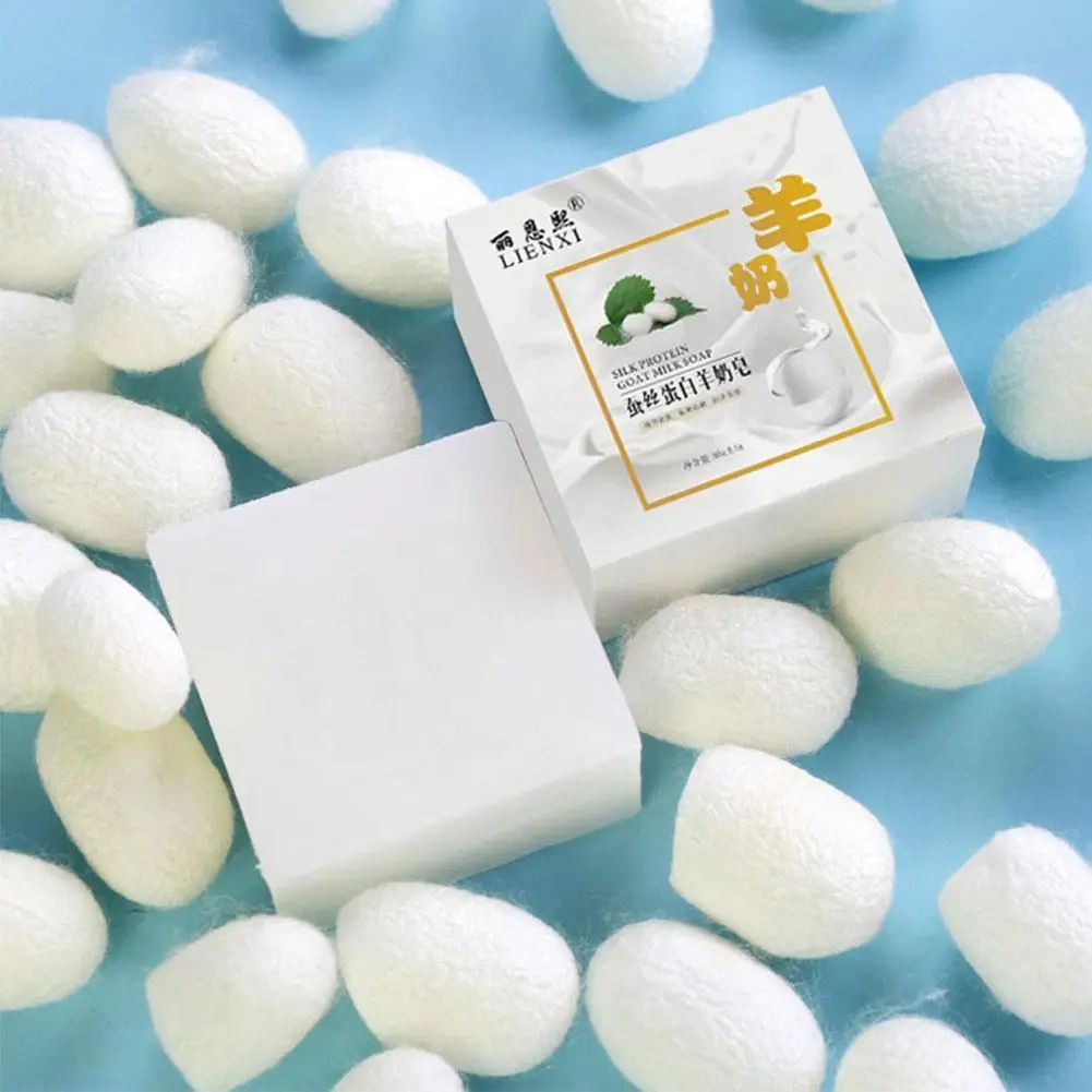 

Мыло ручной работы с козьим молоком, увлажняющее мыло для ухода за кожей, удаление очищения лица, 80 г, очиститель от акне, для лица и тела, W4C3