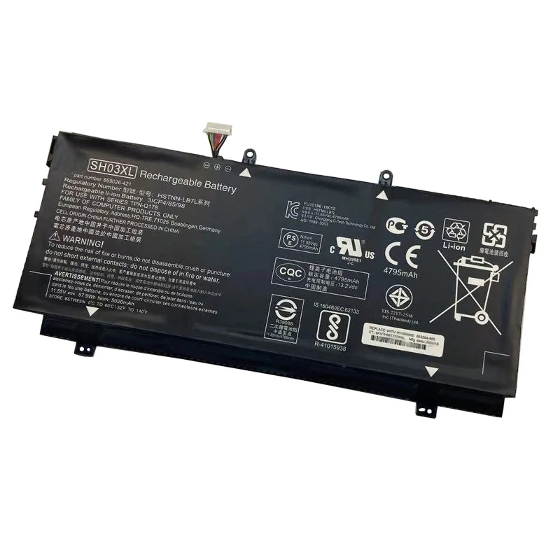 Оригинальный аккумулятор SH03XL CN03XL для HP Spectre X360 13-AB001/AB002 AC033D HSTNN-LB7L 901308/859026-421