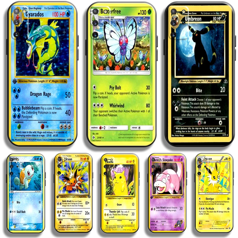 

Pokemon Cards Anime Phone Case For Samsung Galaxy S22 S21 S20 Plus Ultra 5G Case For Samsung S21 S20 FE Funda Soft Carcasa TPU
