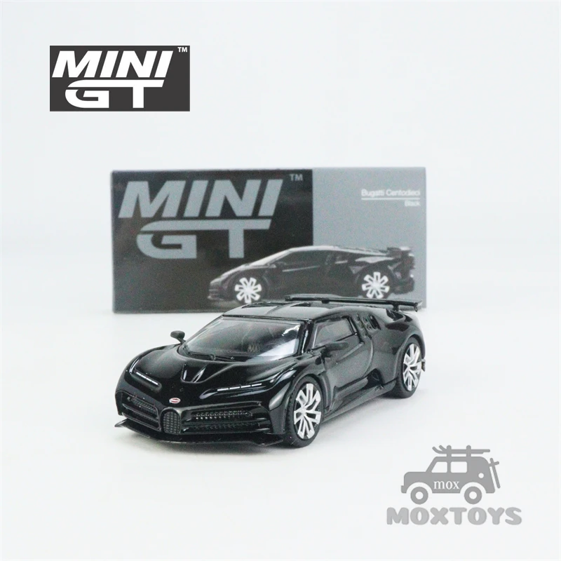 

MINI GT 1:64 Bugatti Centodieci Black LHD Diecast Model Car